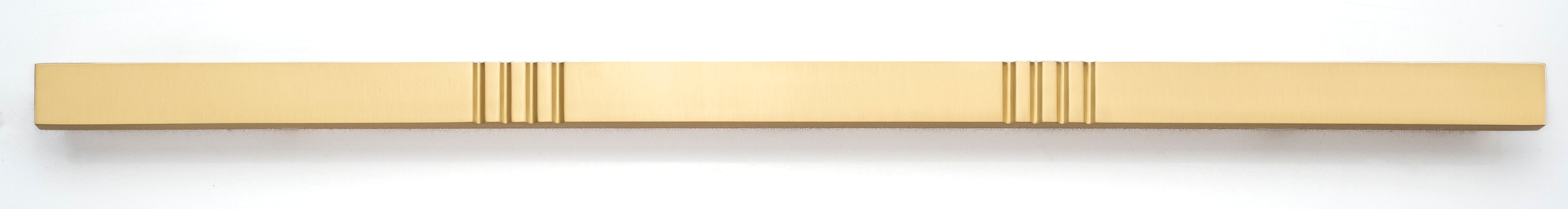 satin brass pull
