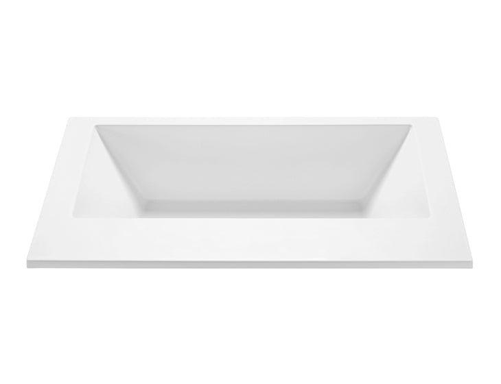 white bathtub