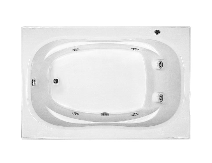 white bathtub