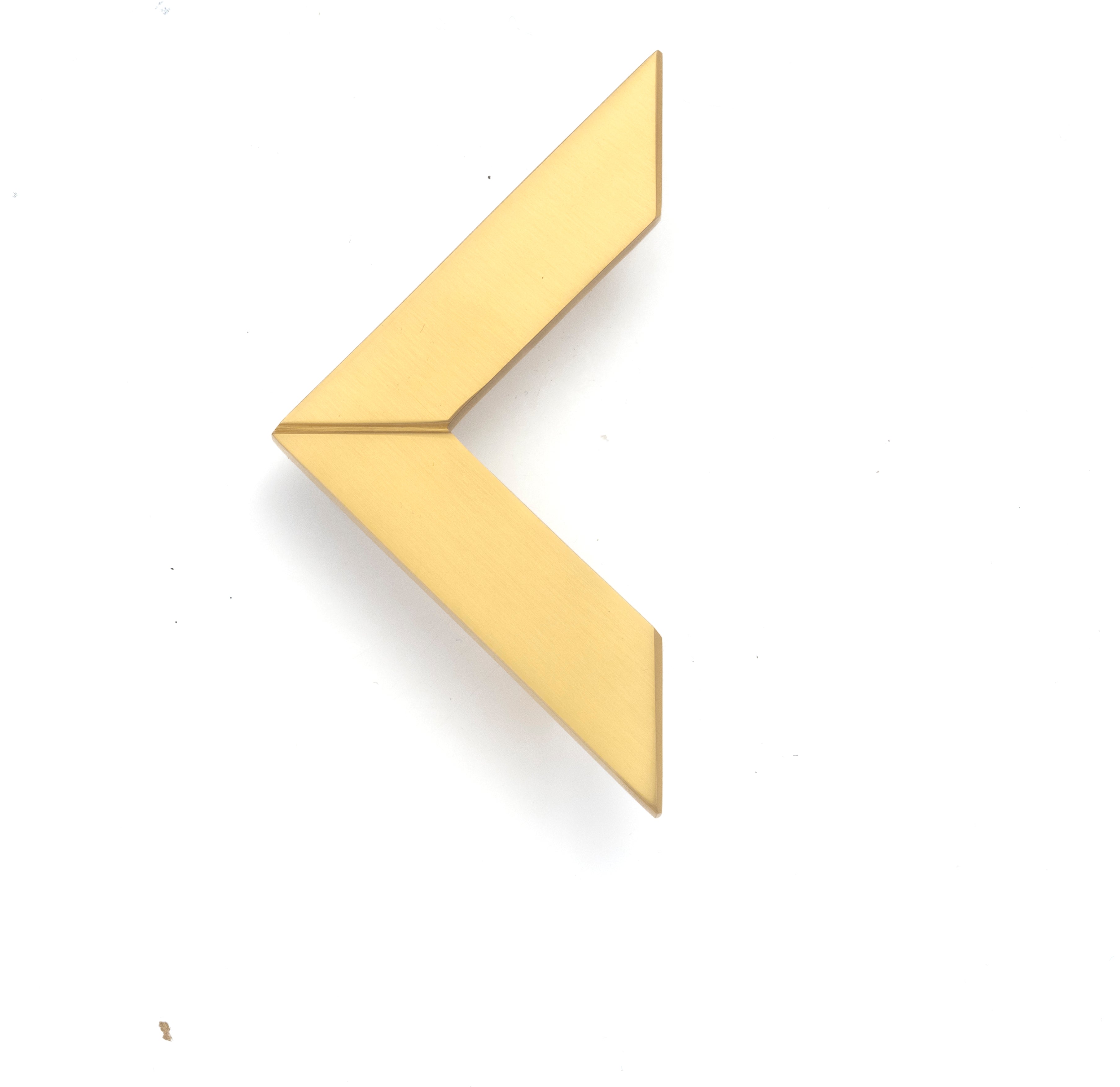 satin brass pull