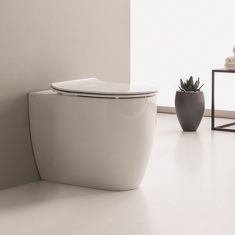 white toilet