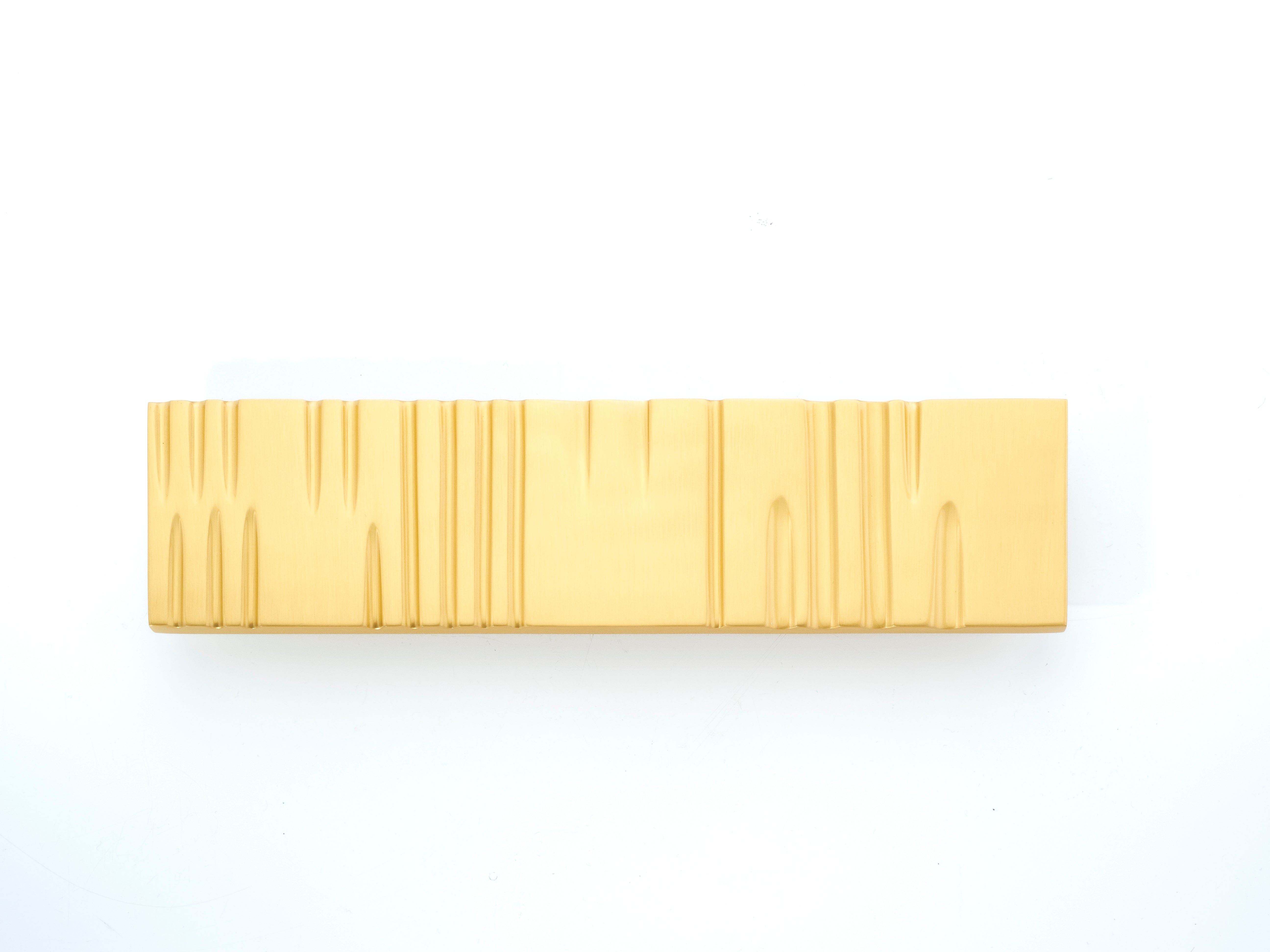 satin brass pull