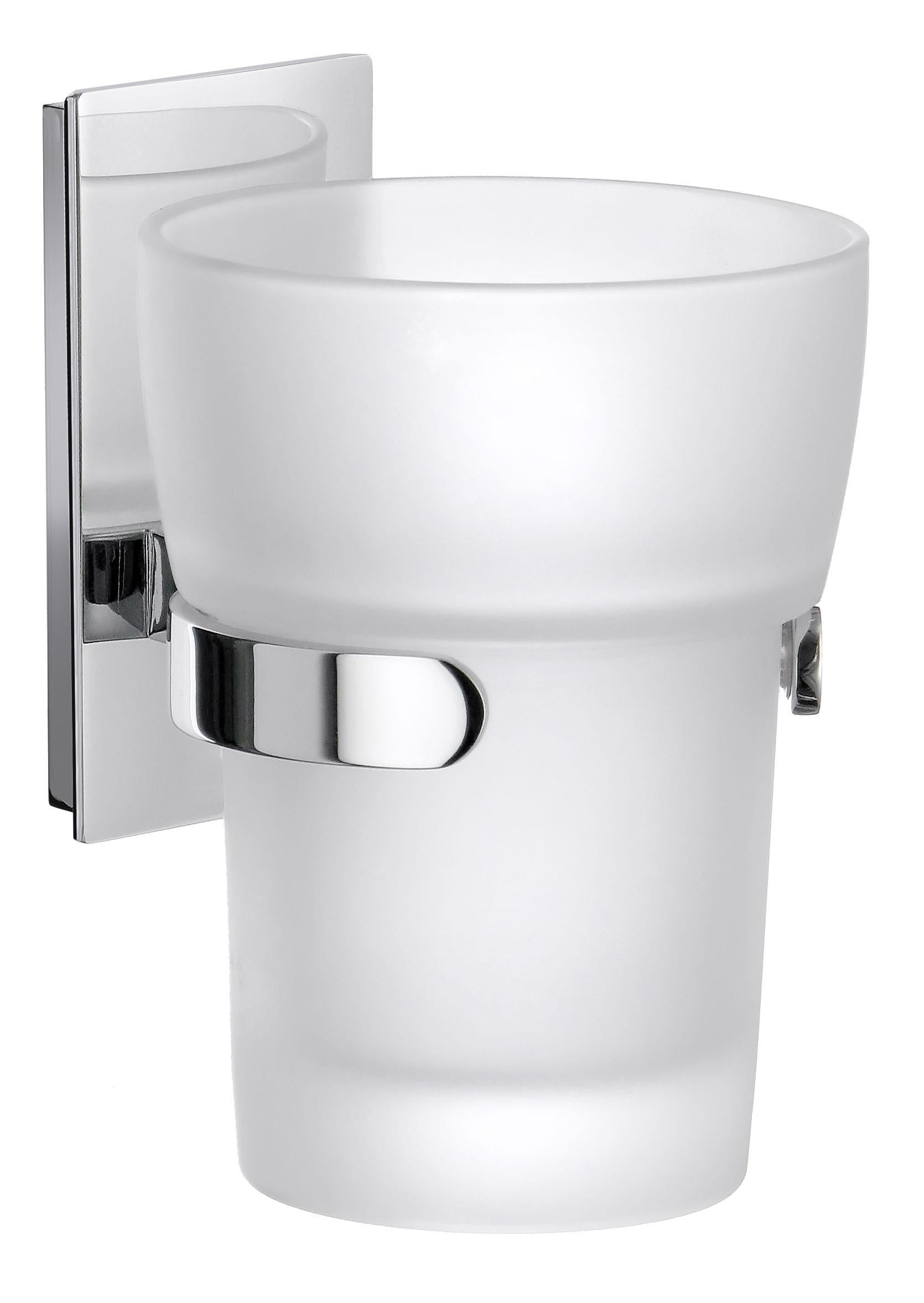 polished chrome tumbler