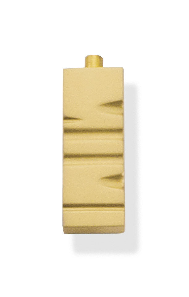 satin brass pull
