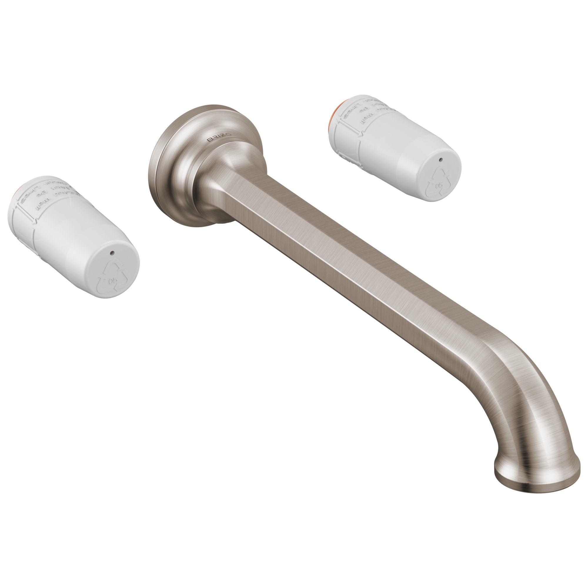 Brizo Beauclere Two Handle Wall Mount Tub Filler - Less Handles
