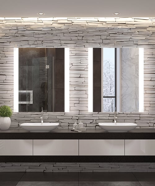 lighted mirror