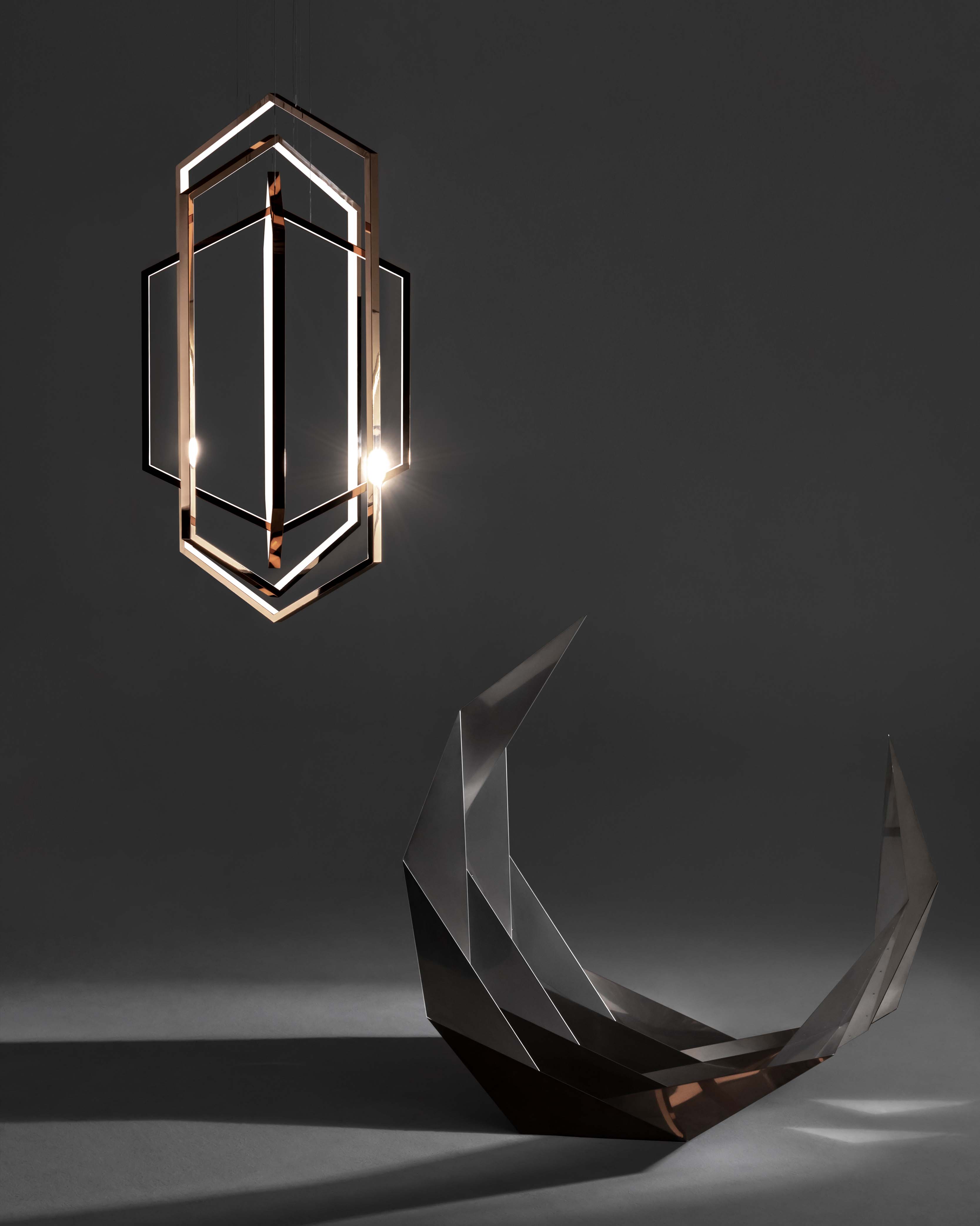 rose cooper chandelier