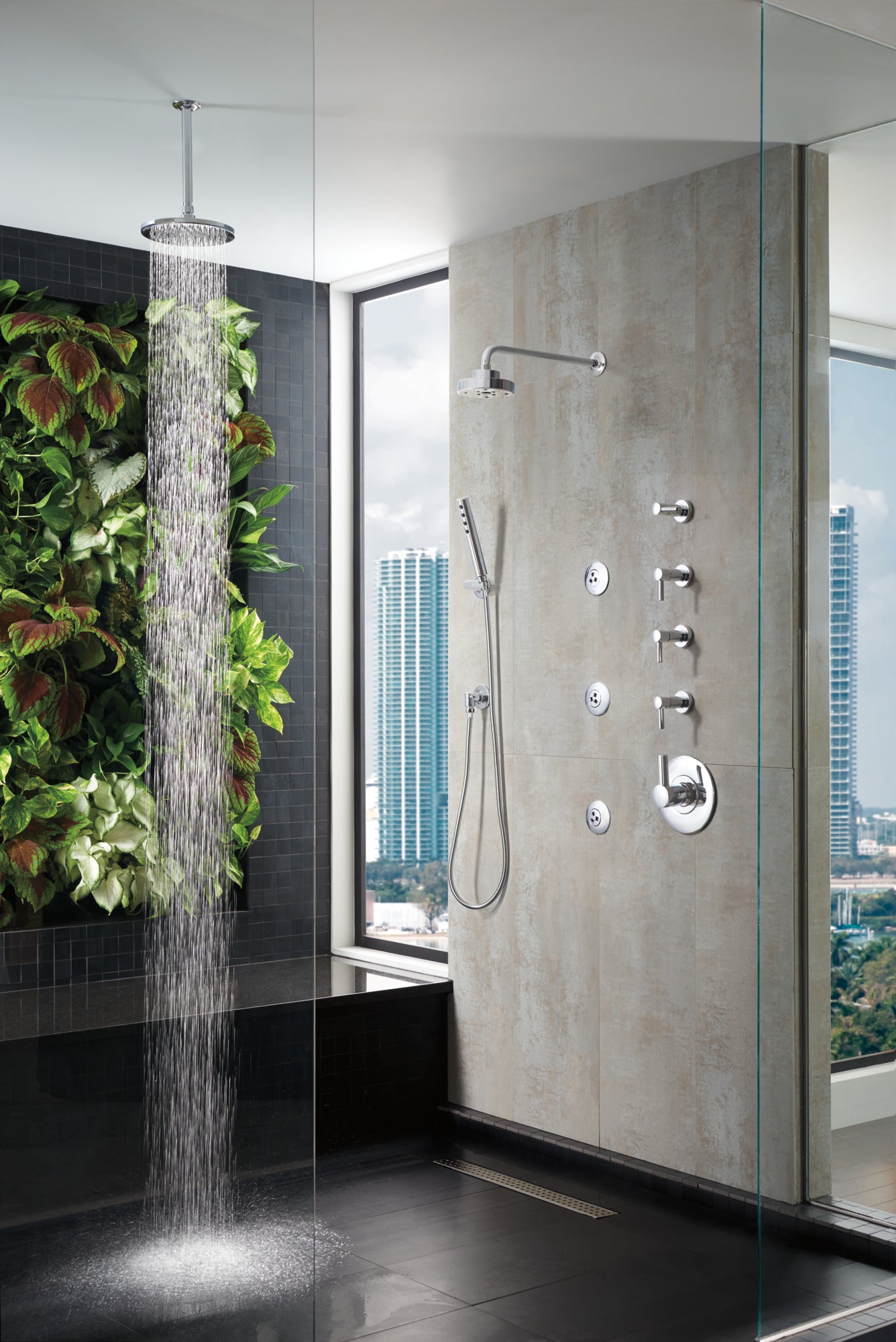 chrome lever handle