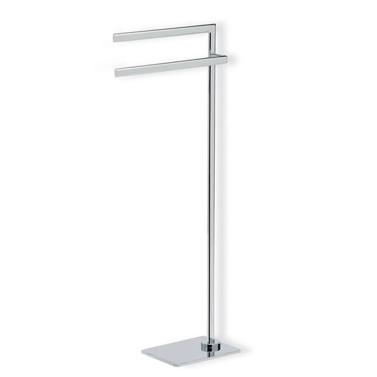 chrome towel stand