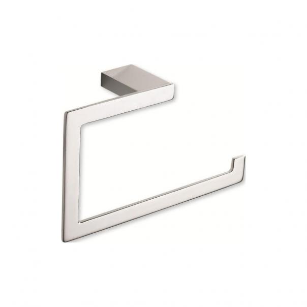 polished chrome towel ring