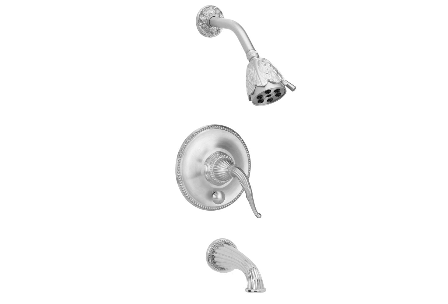 polished chrome shower set