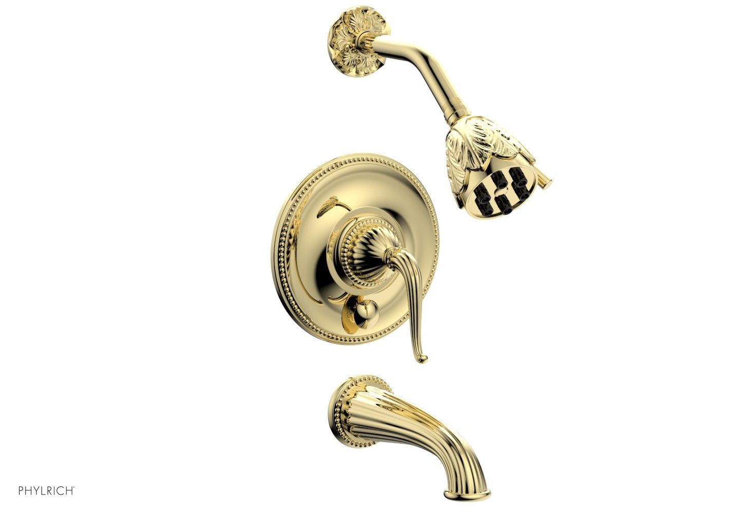 Phylrich GEORGIAN & BARCELONA Pressure Balance Tub and Shower Set