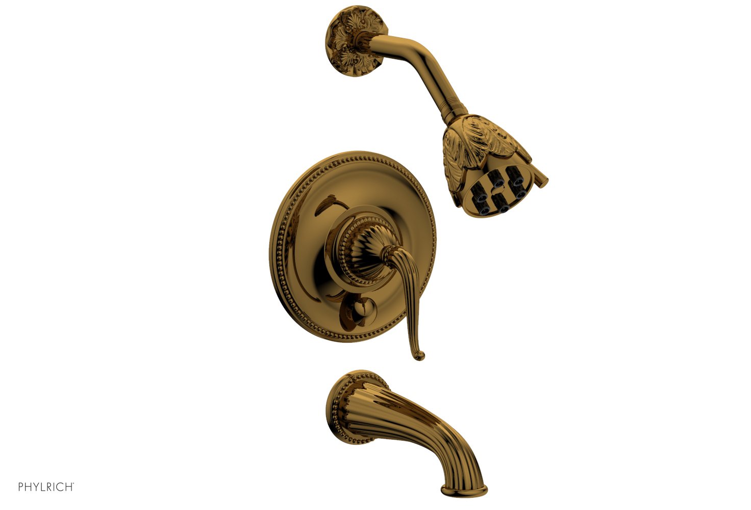 Phylrich GEORGIAN & BARCELONA Pressure Balance Tub and Shower Set