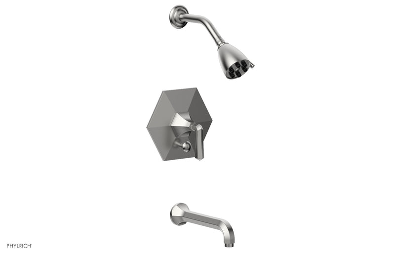 Phylrich LE VERRE & LA CROSSE Pressure Balance Tub and Shower Set - Lever Handle