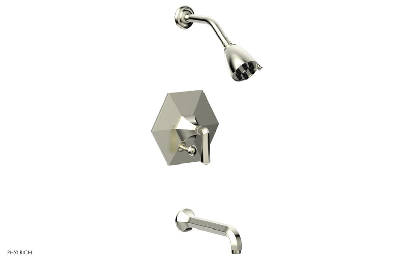Phylrich LE VERRE & LA CROSSE Pressure Balance Tub and Shower Set - Lever Handle