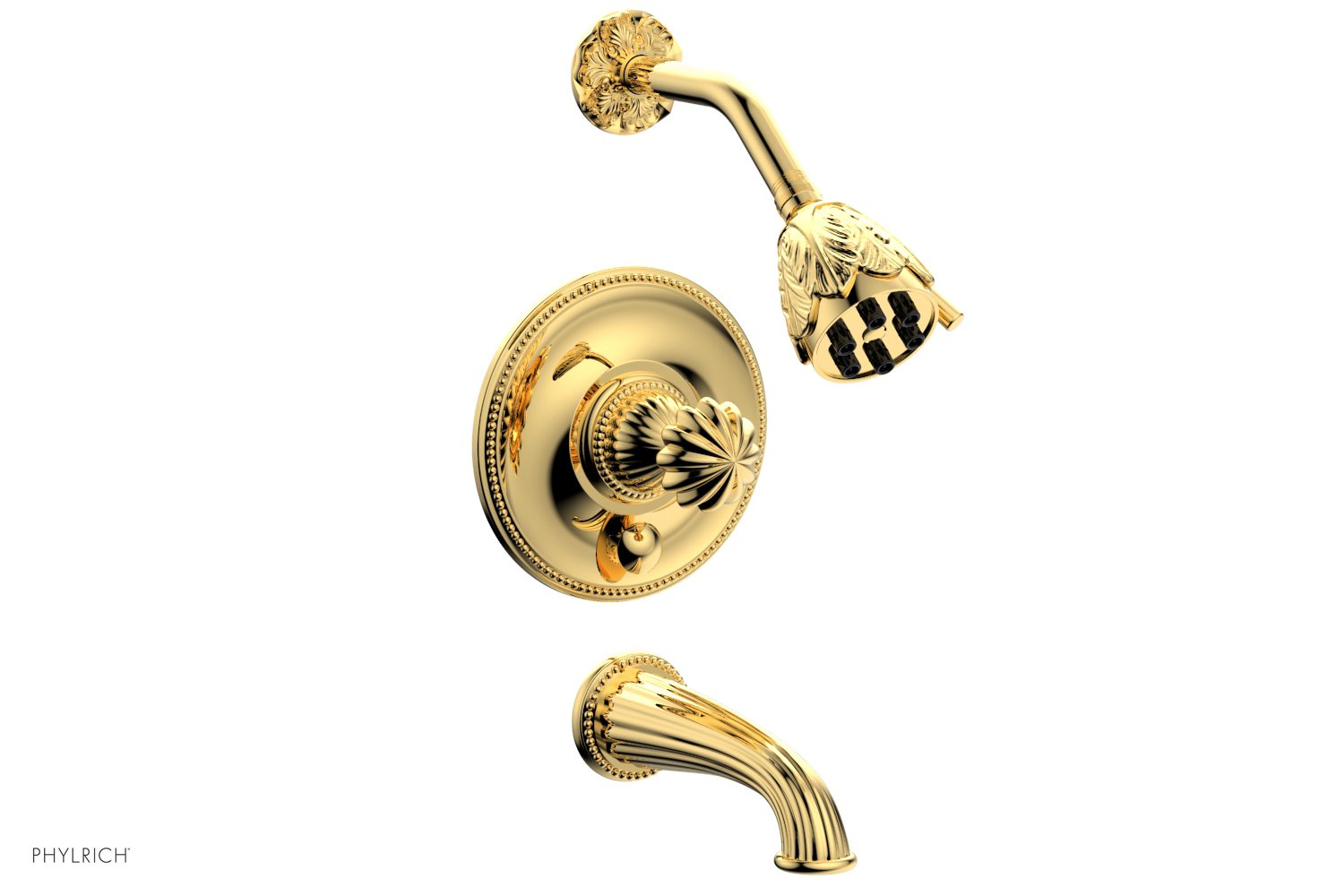 Phylrich GEORGIAN & BARCELONA Pressure Balance Tub and Shower Set