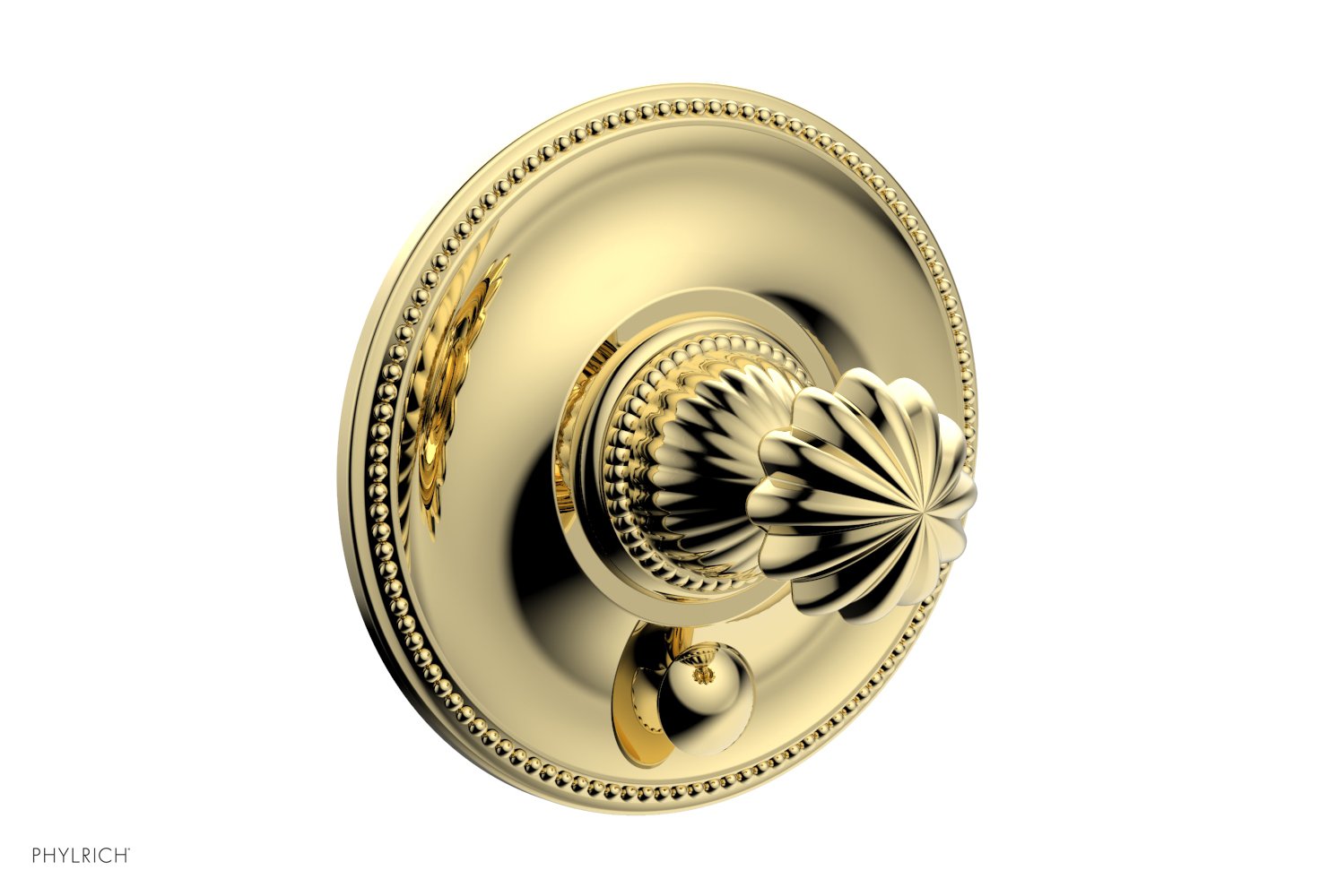 Phylrich GEORGIAN & BARCELONA Pressure Balance Shower Plate with Diverter and Handle Trim Set