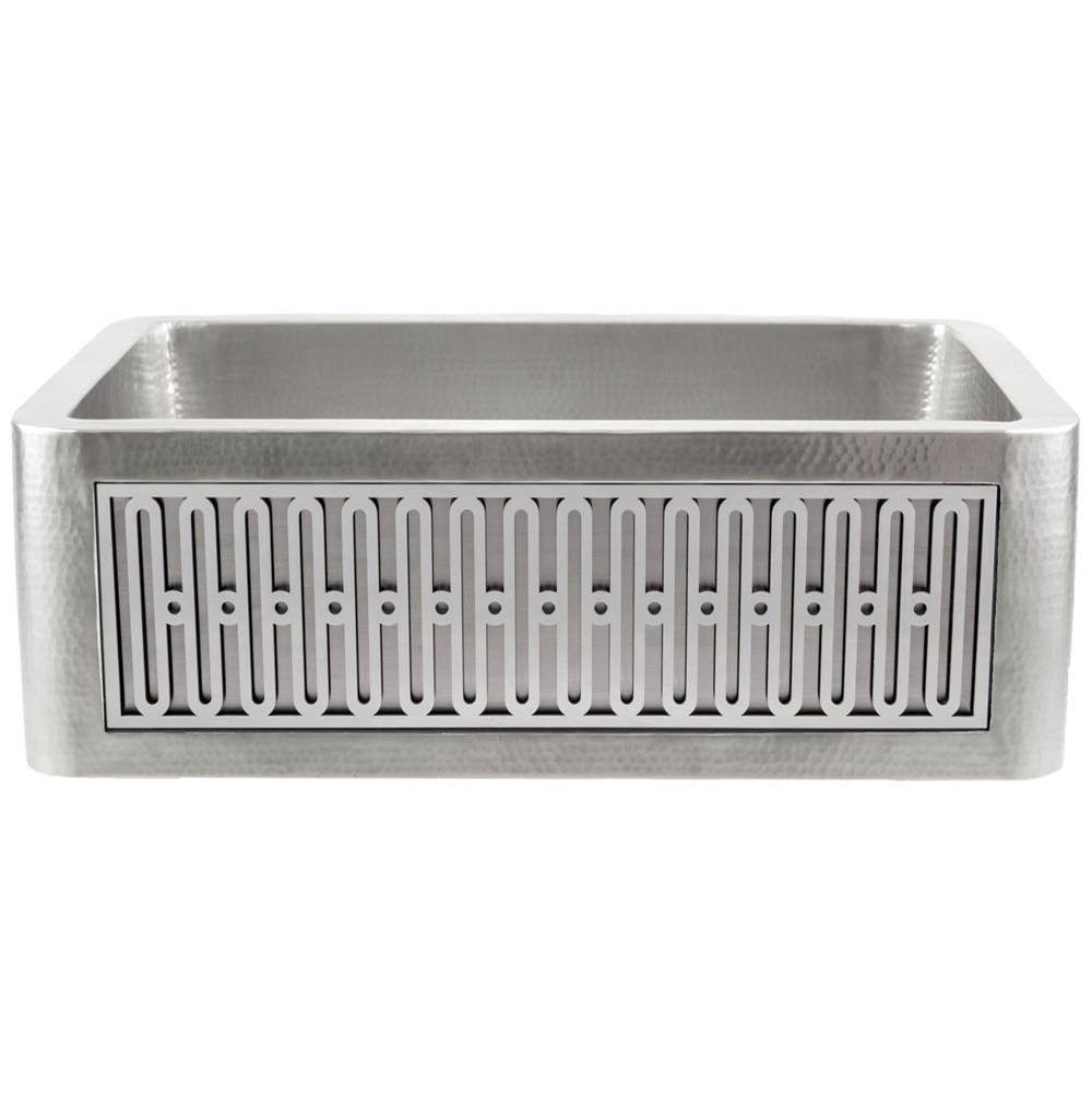 satin stainless steel panel