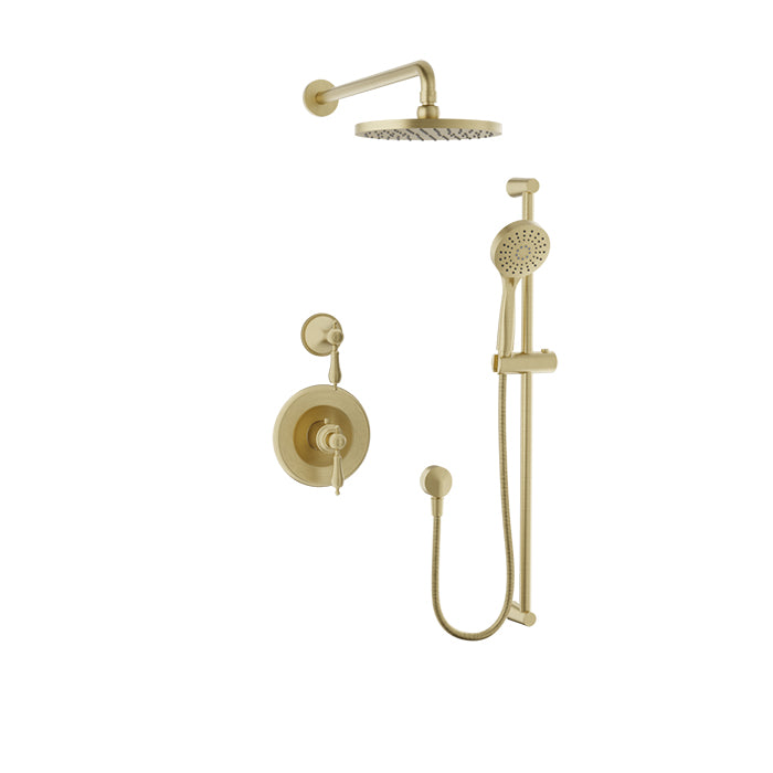 Baril Ralph Complete Thermostatic Shower Kit - Non-Shared Ports