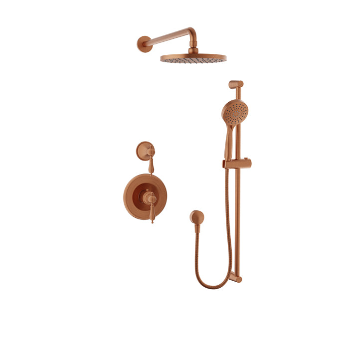 Baril Ralph Complete Thermostatic Shower Kit - Non-Shared Ports