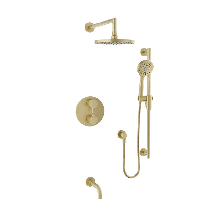Baril Zip Complete Thermostatic Pressure Balanced Shower Kit - Non-Shared Ports