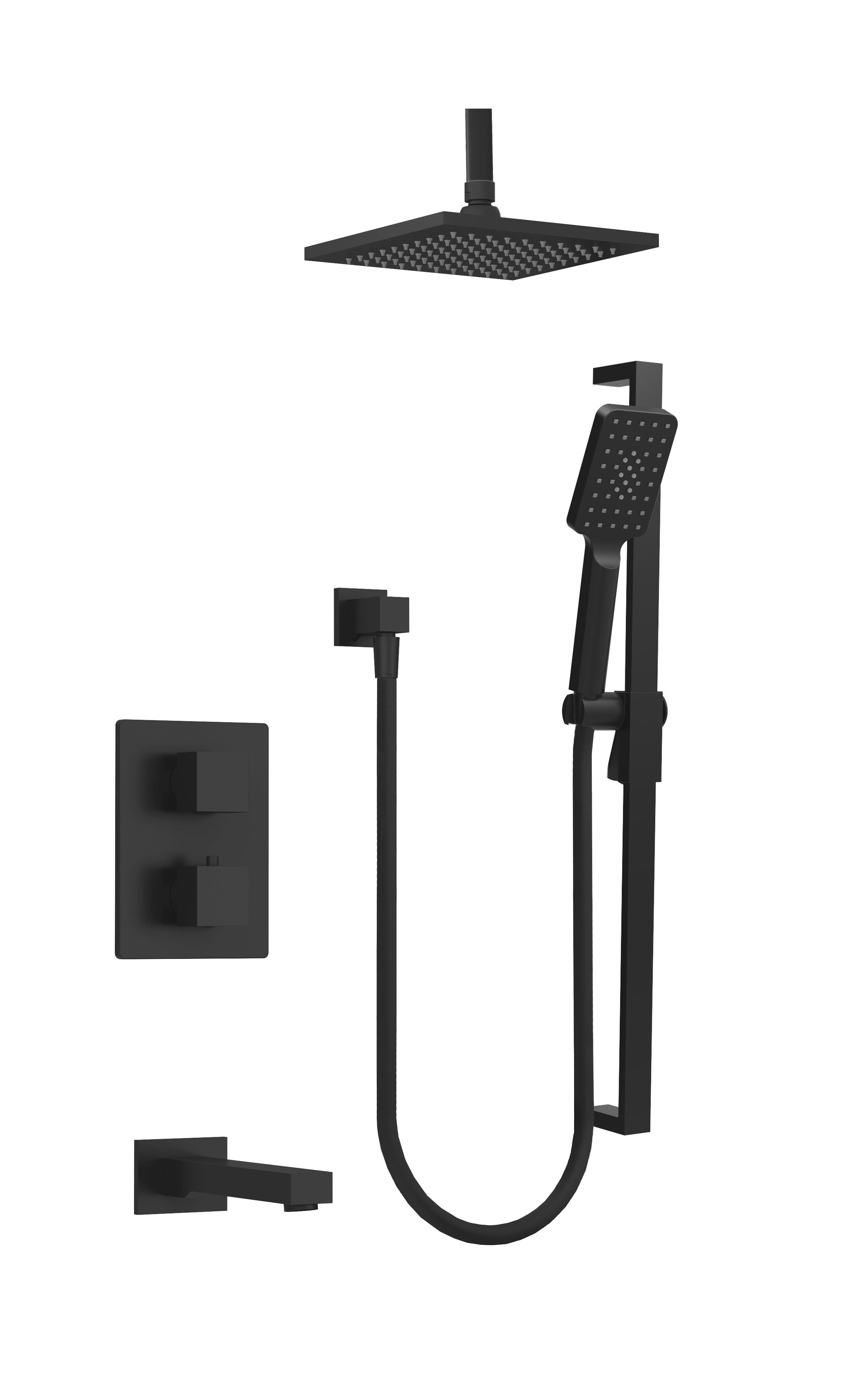Baril Rec Complete Thermostatic Pressure Balanced Shower Kit