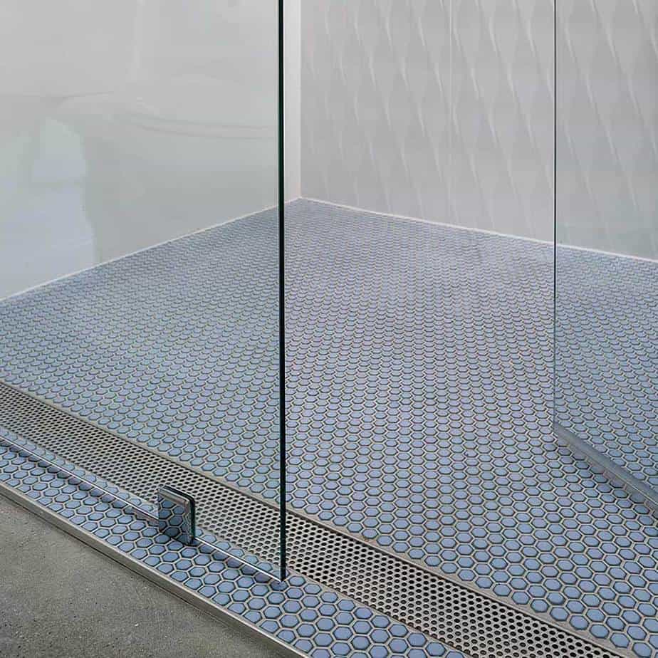 satin linear drain