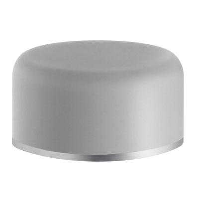 brushed stainless steel door stop