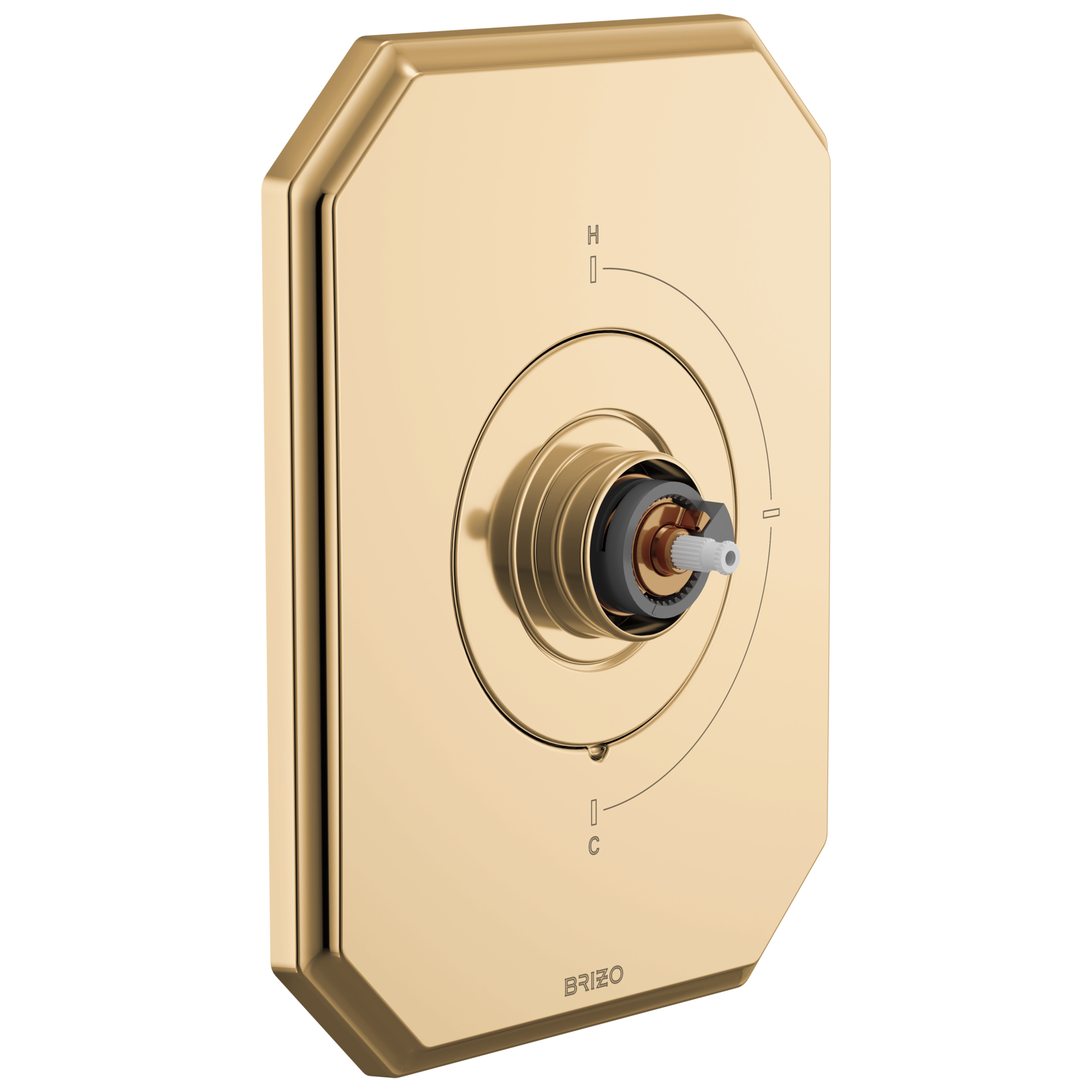 Brizo Beauclere Sensori Thermostatic Valve Trim - Less Handle