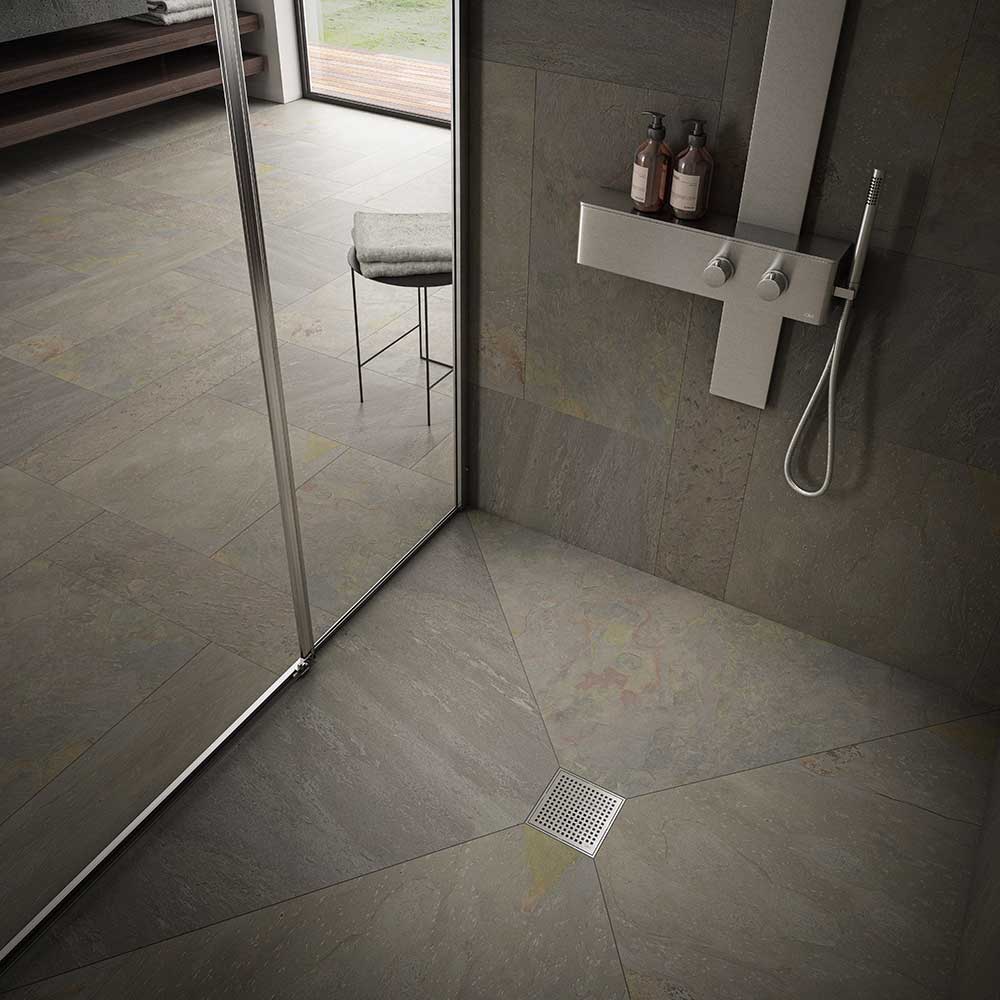 satin center drain