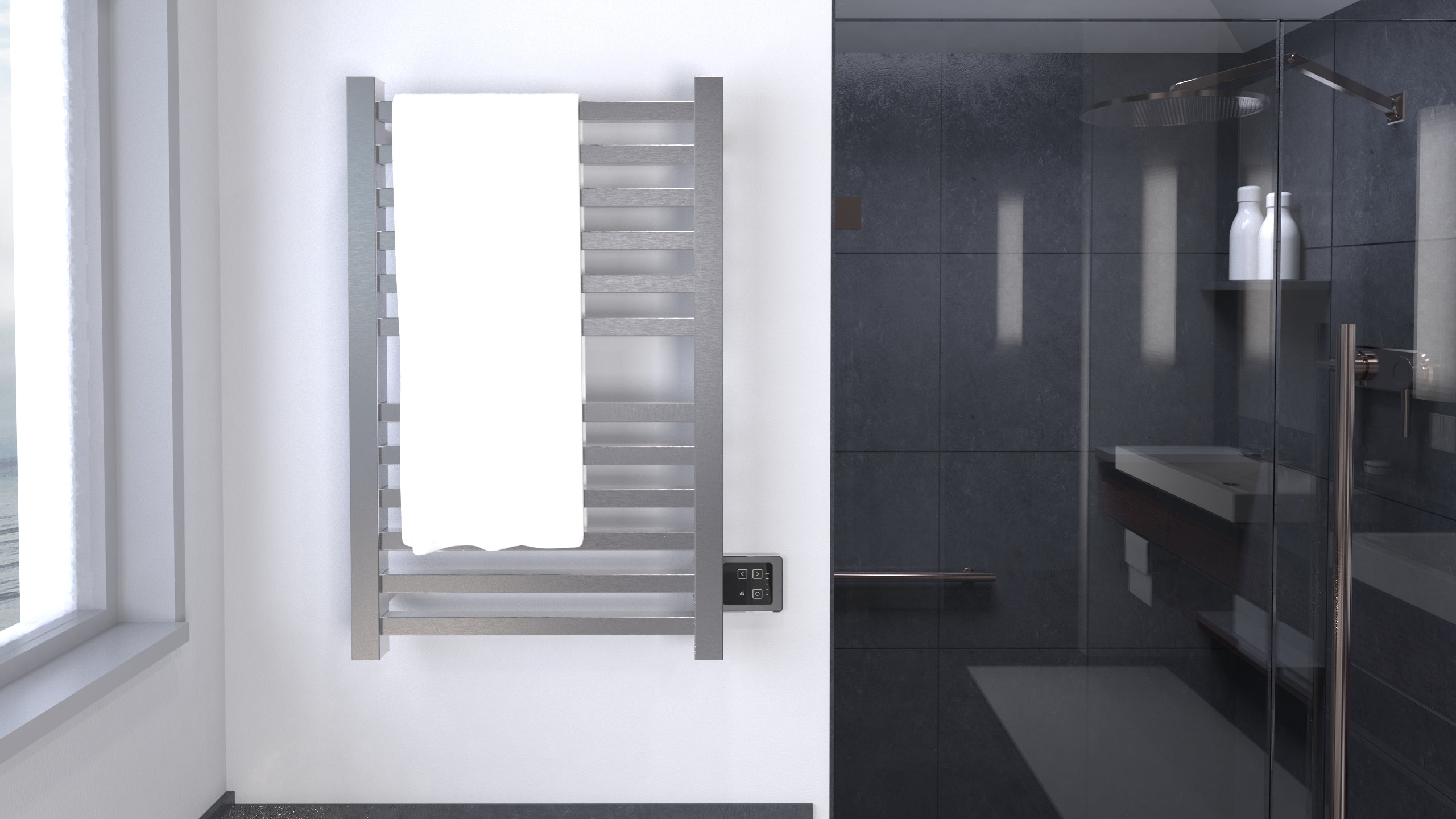 brushed towel bars/racks
