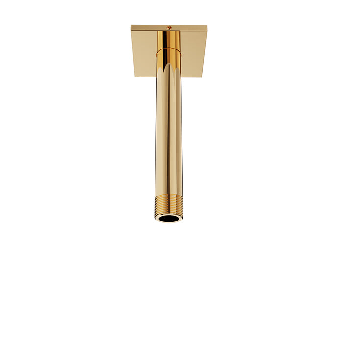 Baril Shower Components 6 inch Ceiling Mounted Shower Arm with Flange