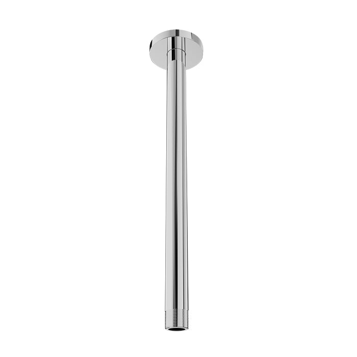 chrome shower arm