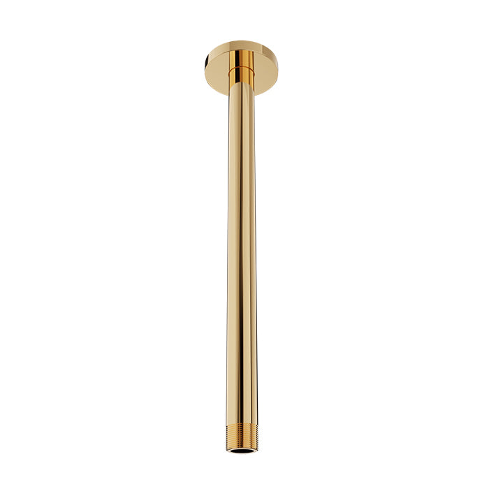 Baril Shower Components 12 inch Ceiling Mounted Shower Arm with Flange