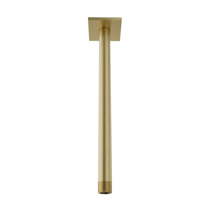 Baril Shower Components 12 inch Ceiling Mounted Shower Arm with Flange