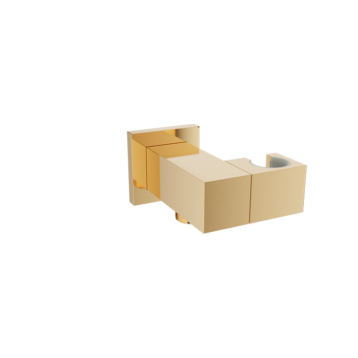 Baril Shower Components Wall Mounted Hand Shower Holder and Supply Elbow