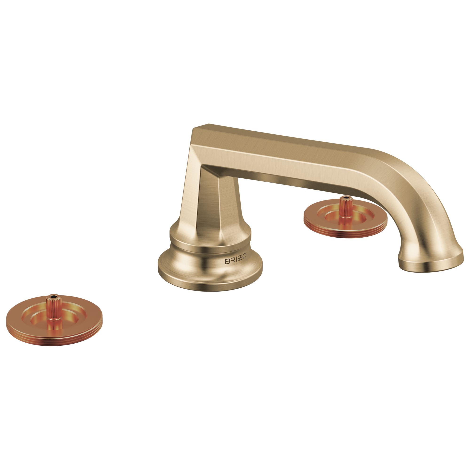 Brizo Beauclere Widespread Lavatory Faucet with Low Spout - Less Handles 1.2 GPM