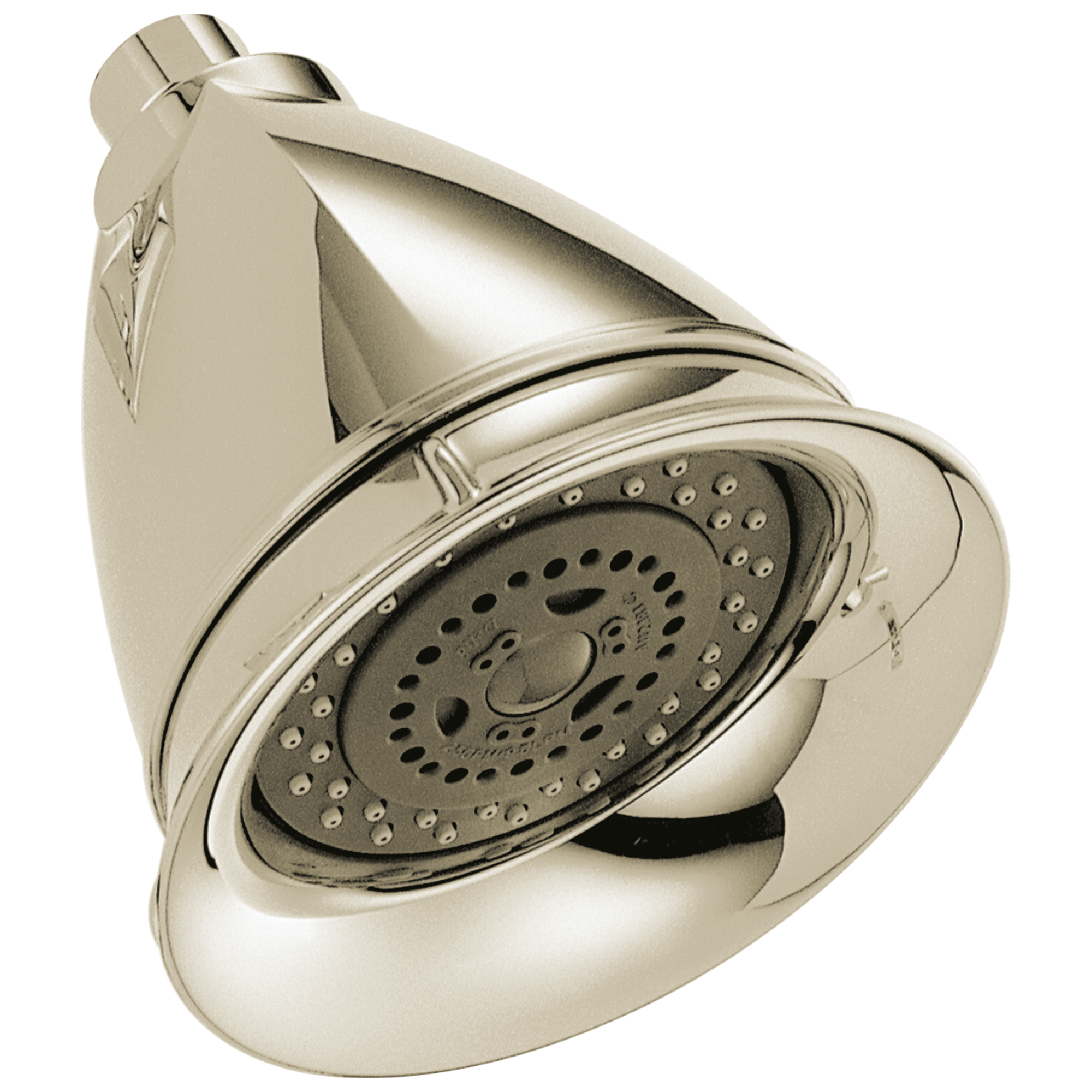 polished nickel showerhead