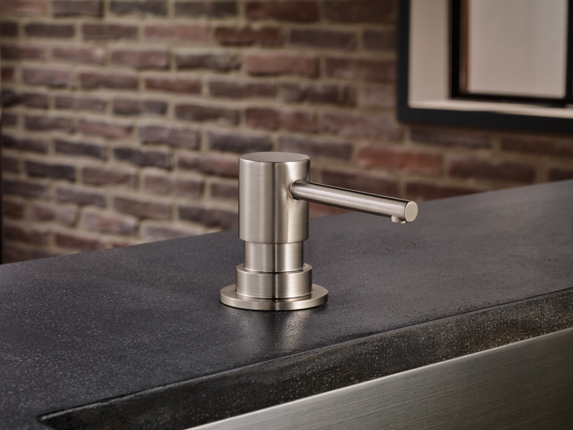 stainless soap/lotion dispenser