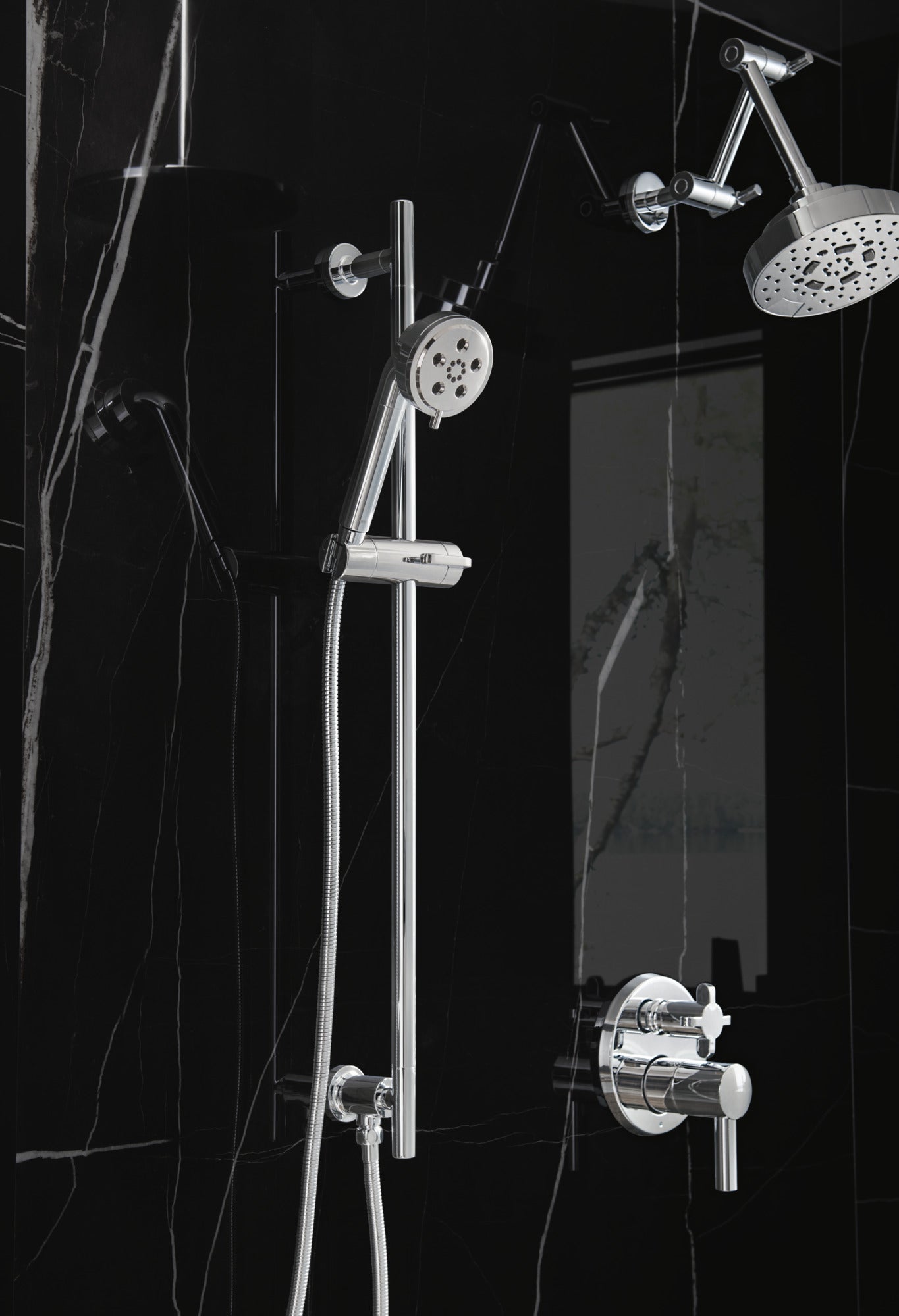 chrome diverter trim