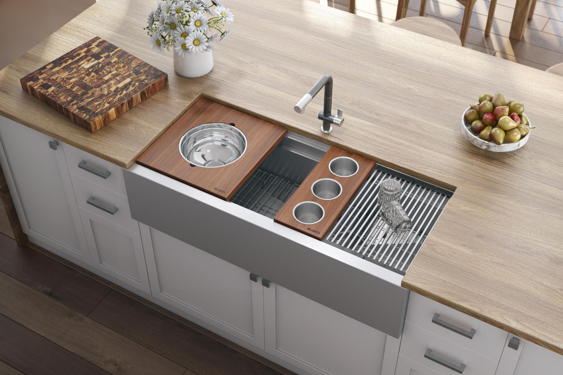 stainless steel kitchen sink