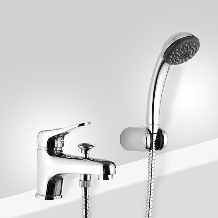 chrome tub filler