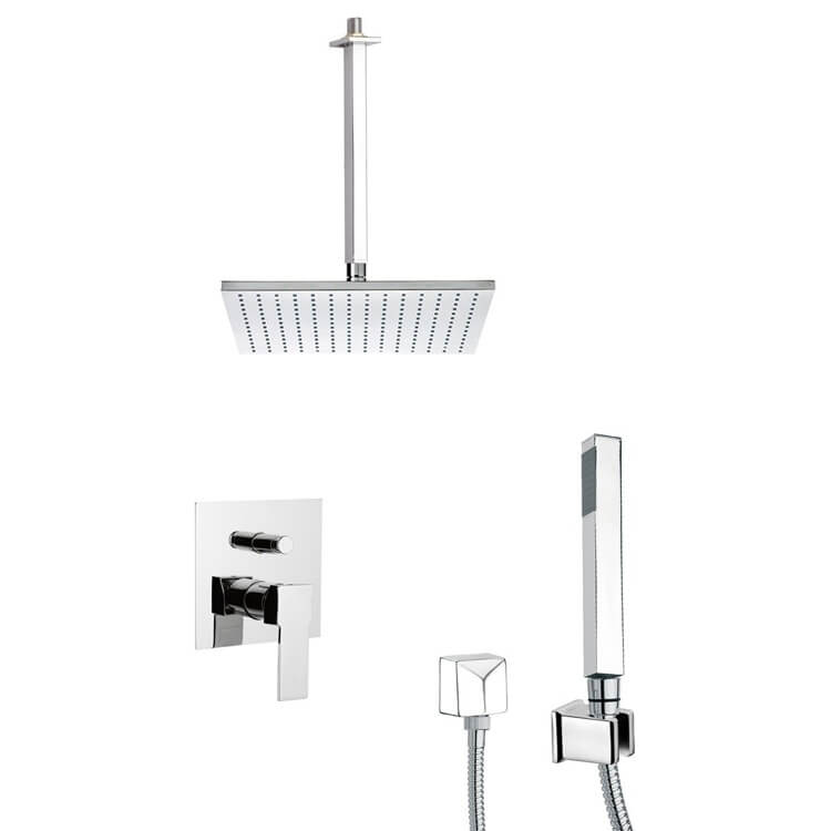 chrome shower system