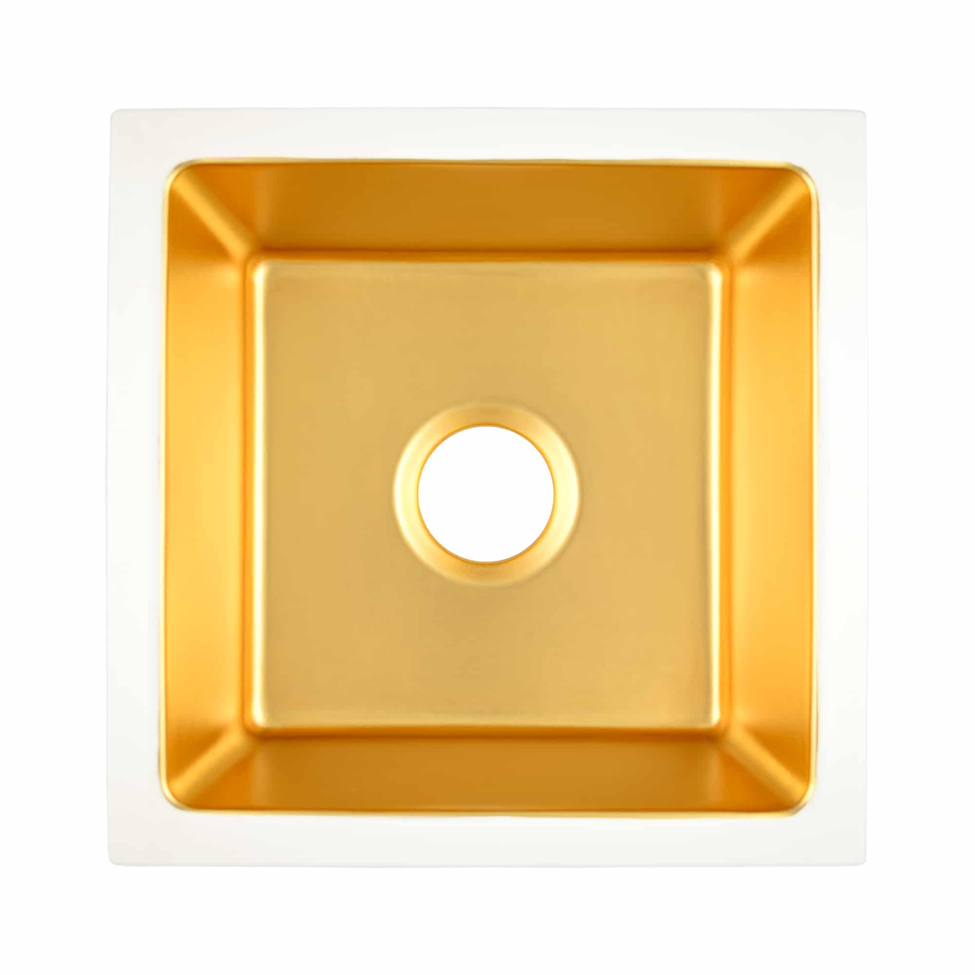 24k matte gold sink