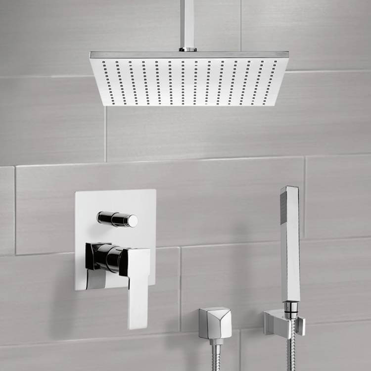 chrome shower system