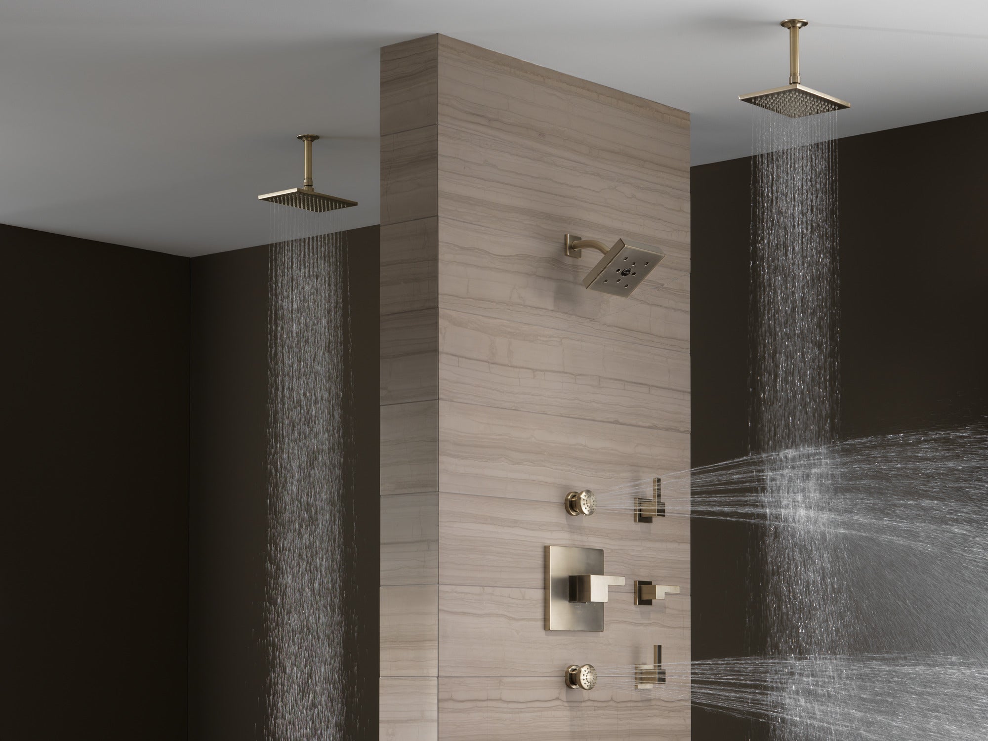 brushed nickel volume control trim