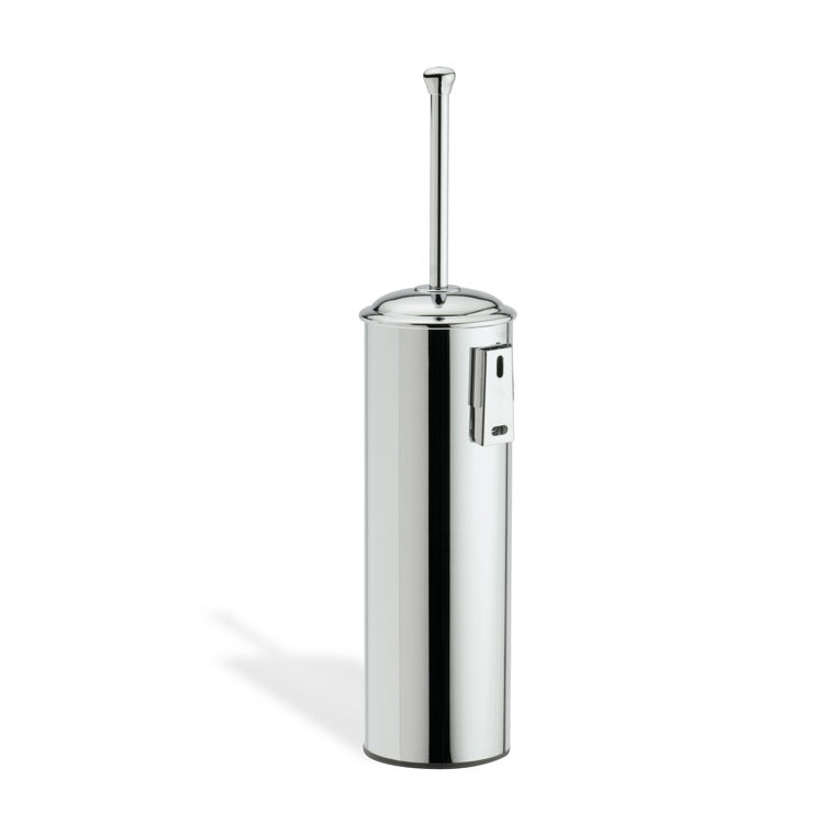 chrome toilet brush holder