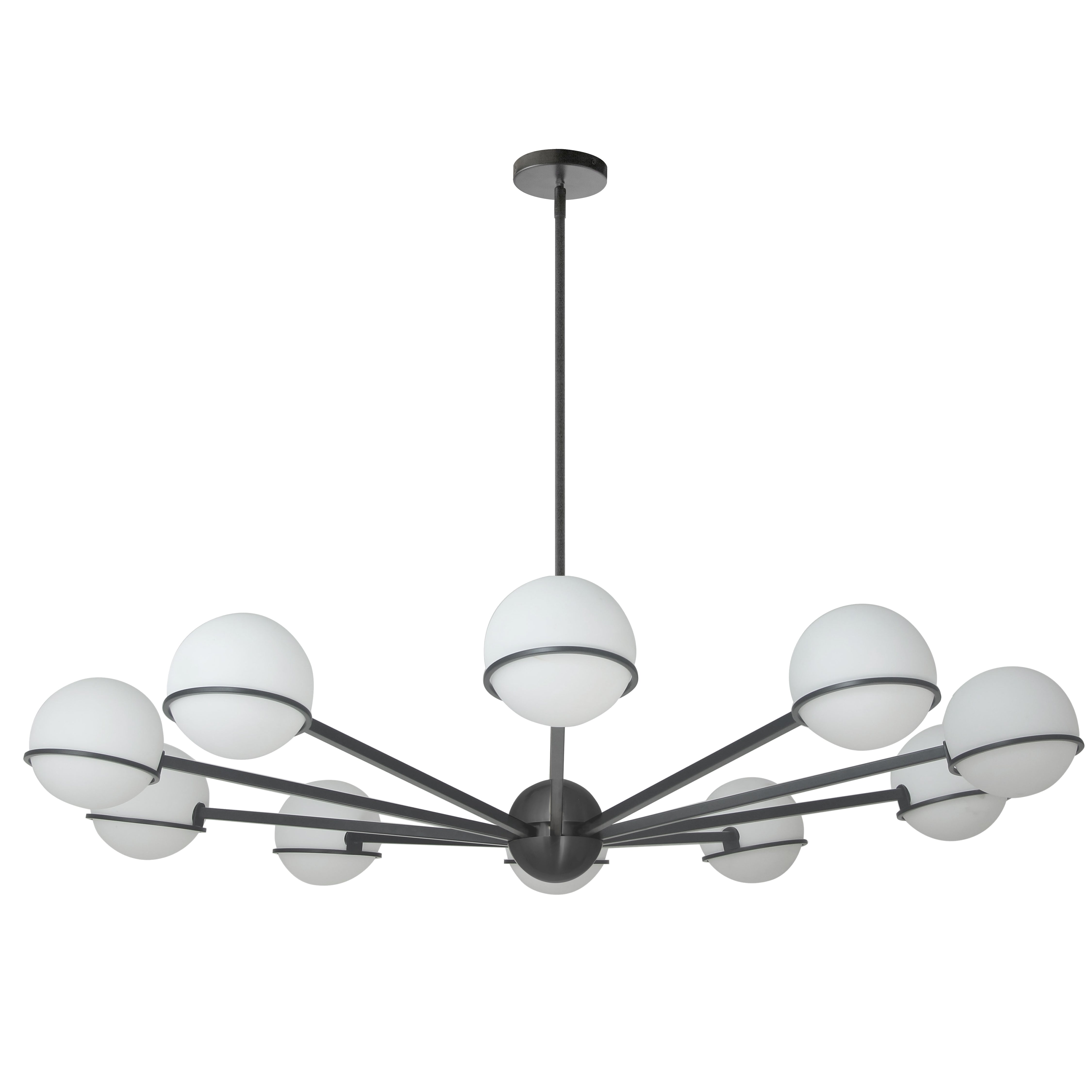 matte black chandeliers