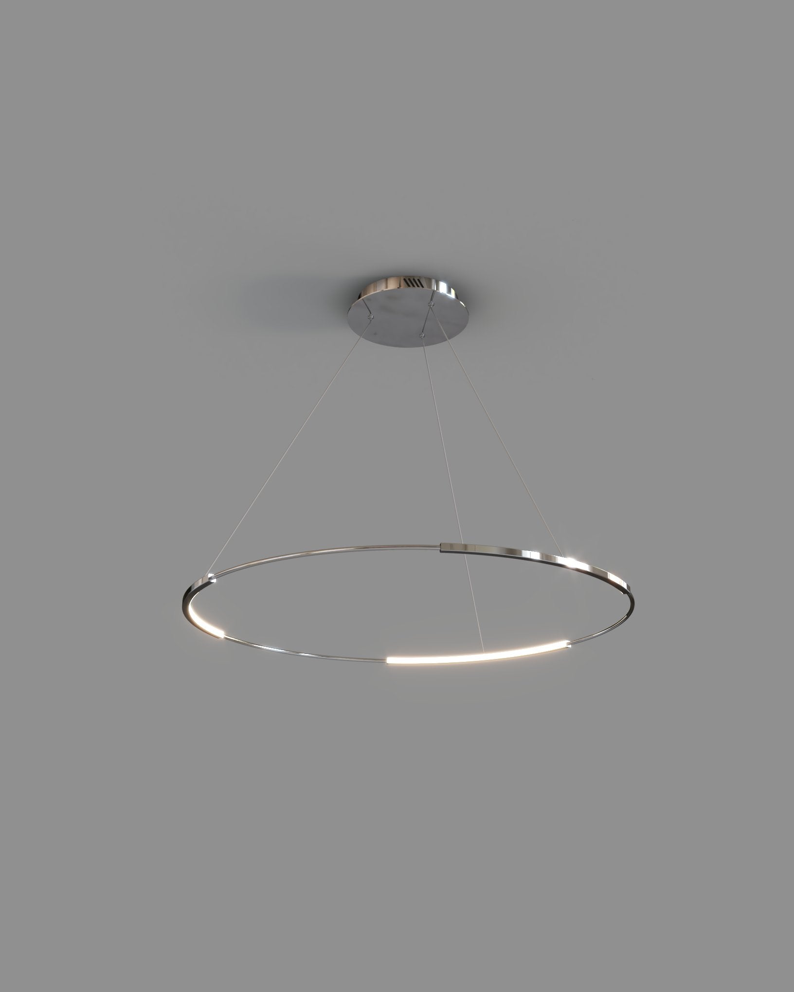 chrome chandelier