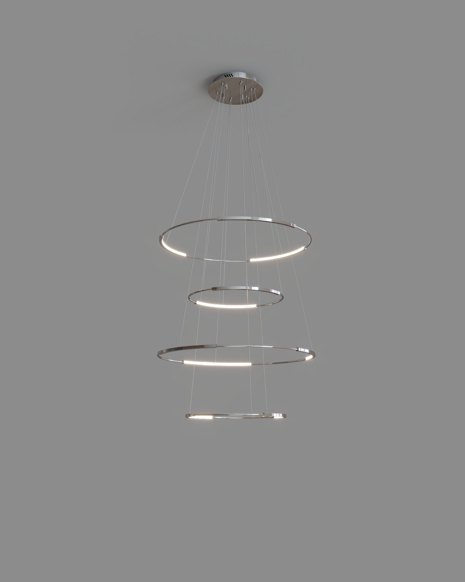 chrome chandelier